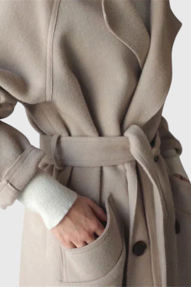 Clara™  | Casaco de mistura de lã