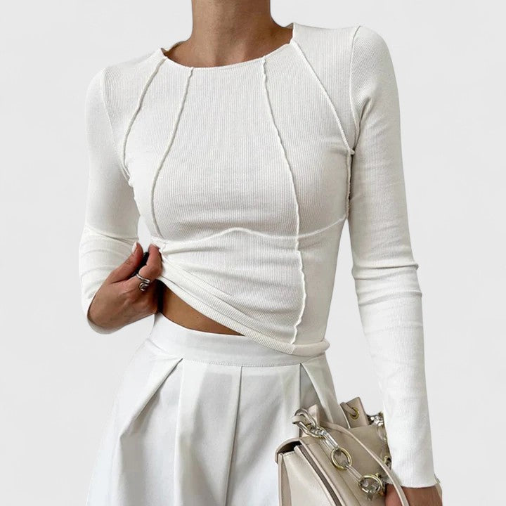 Rozminda™ | Ilgomis rankovėmis patogus topas