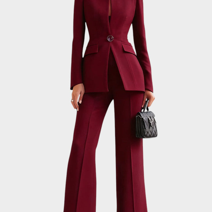 Lisa™ | Elegantiškas Švarkas ir Kelnės Komplektas