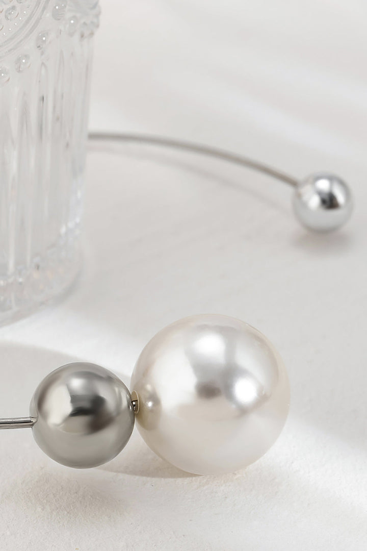 Colares de Pérolas de Metal