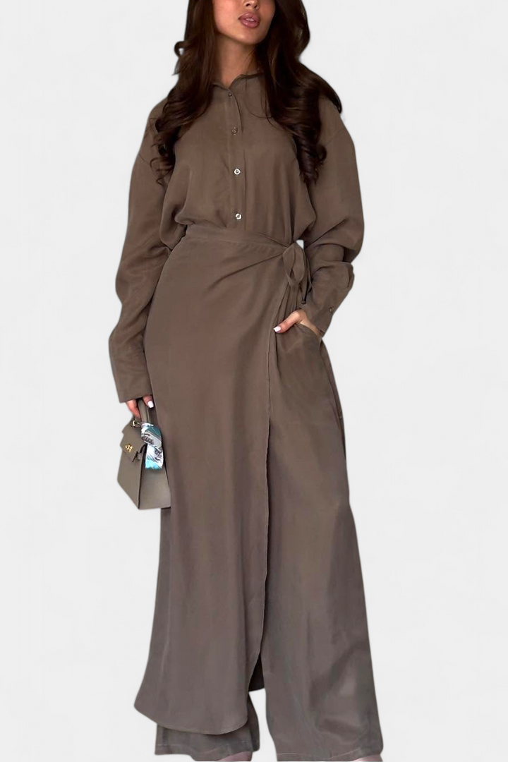 Marisol Laisvos formos Marškiniai ir Sijoninės Kelnės