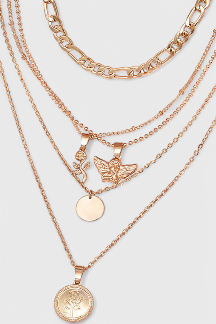 Karoliai "Rosa ir Angelas"