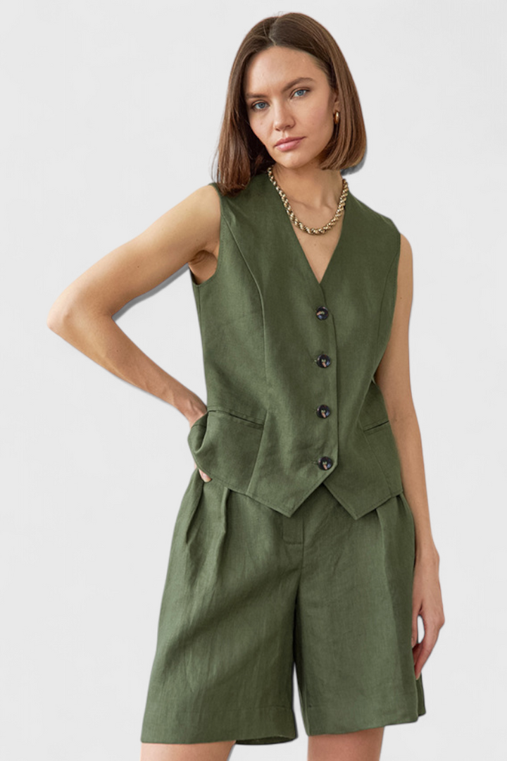 Conjunto Safari Jacaranda Verão