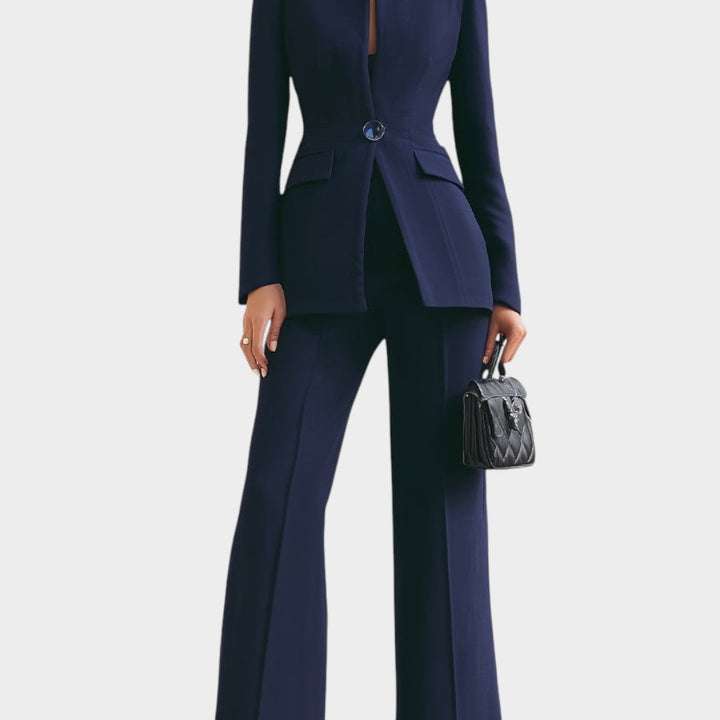 Lisa™ | Elegantiškas Švarkas ir Kelnės Komplektas