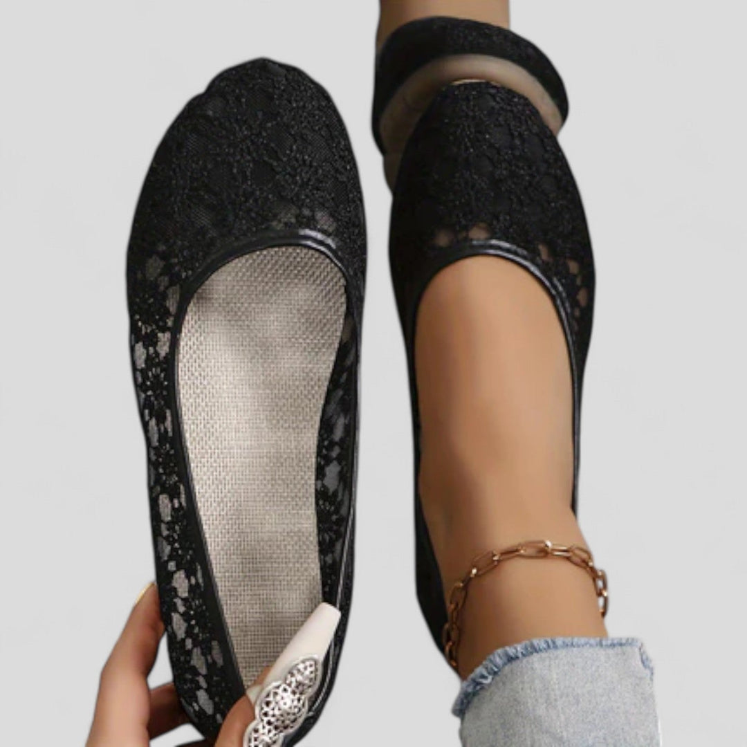 Estrella | Nėriniuoti balerinos