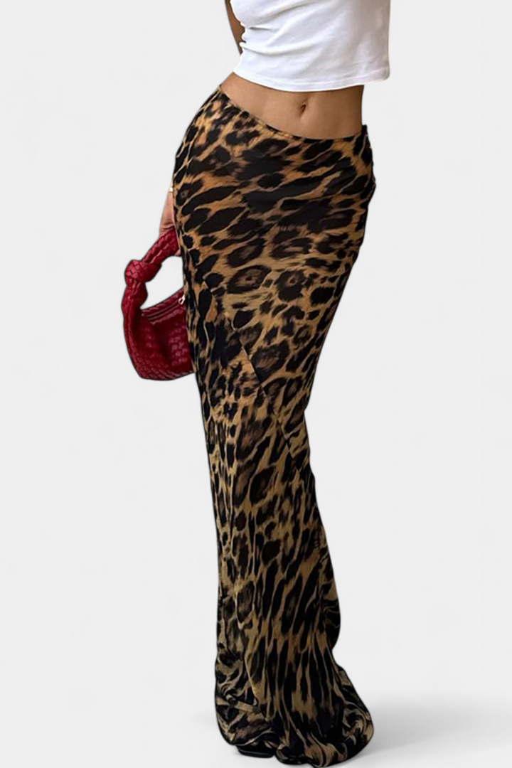Elena Falda Maxi Slim arba Leopardo Raštas