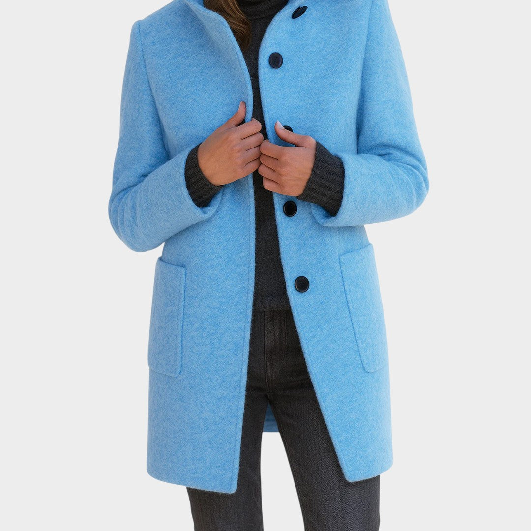 Anna™ | Moteriškas paltas su sagomis