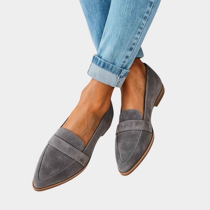 Rosa™⏐Mocassins ortopédicos de pele⏐Edição Premium