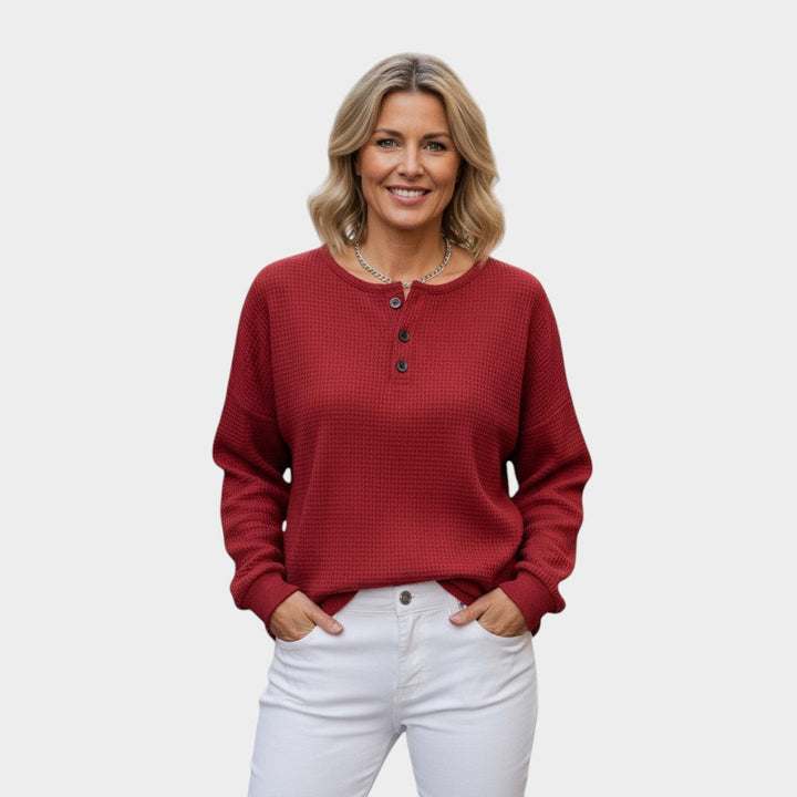 Hela™ | Vaflinis džemperis