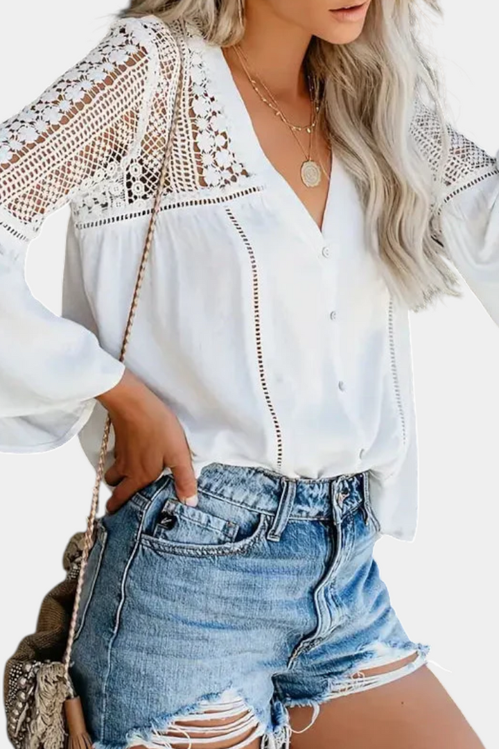 Esperanza | Nėrinių blūzė Sunwoven