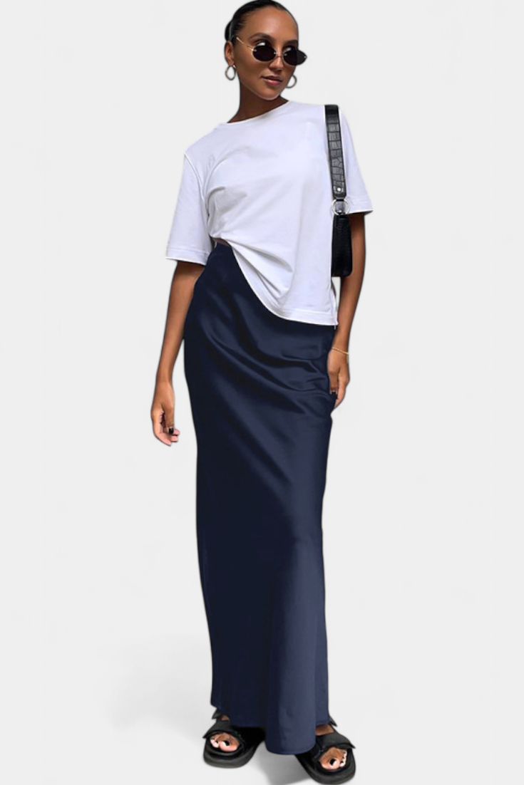 Fable Falda Maxi Universalus arba Paprasto Dizaino ir Elegantiško Stiliaus