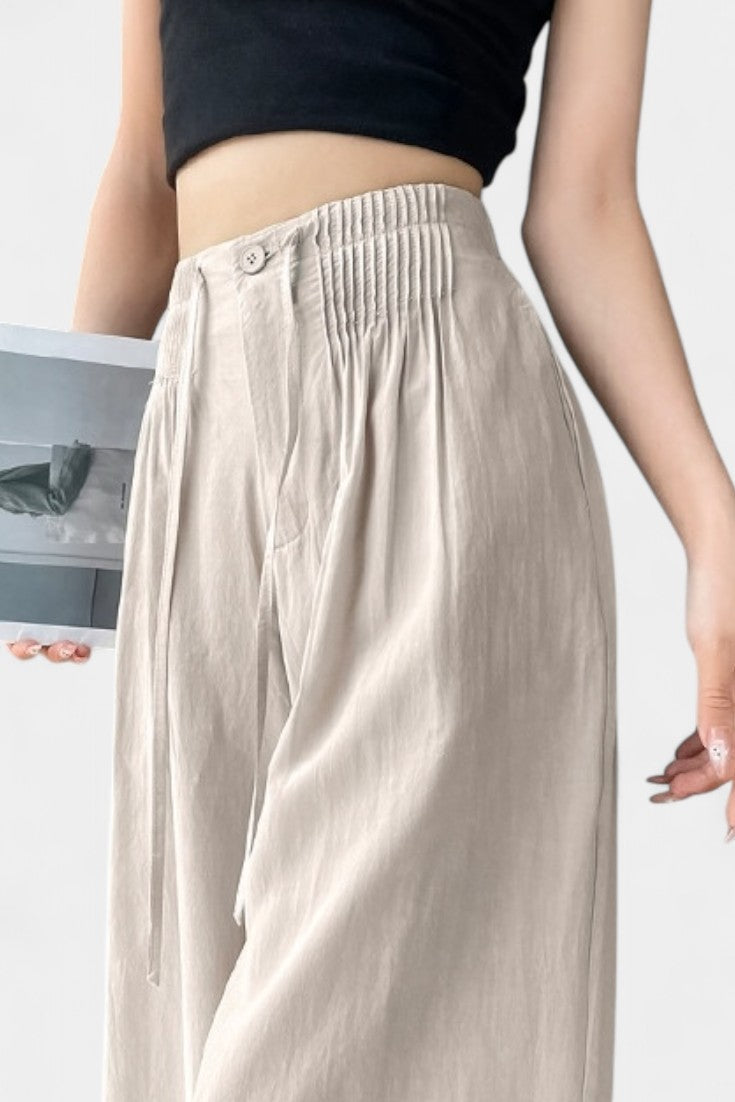 Ilyana Aukštos Juosmens ir Plačios Kojo Kelnės