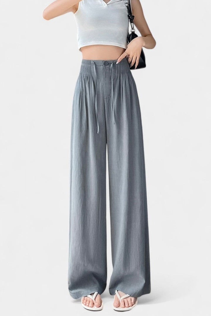 Ilyana Aukštos Juosmens ir Plačios Kojo Kelnės