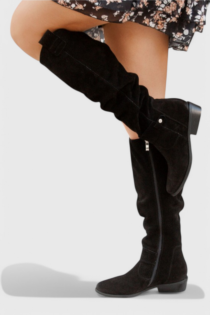 Botas Altas Celine Estilo Retro