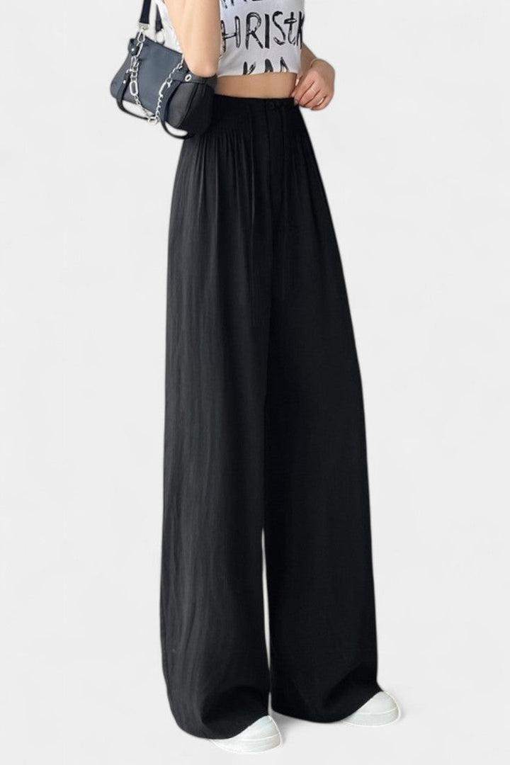 Ilyana Aukštos Juosmens ir Plačios Kojo Kelnės