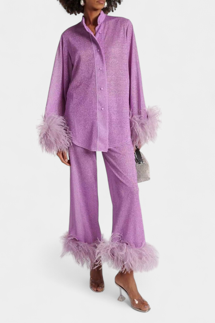 Polina Dviejų Dalių Komplektas su Paukščių Fėja Kaklarotu