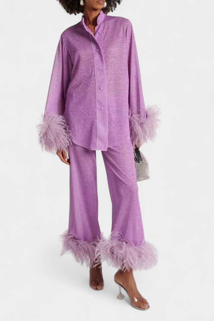 Polina Dviejų Dalių Komplektas su Paukščių Fėja Kaklarotu