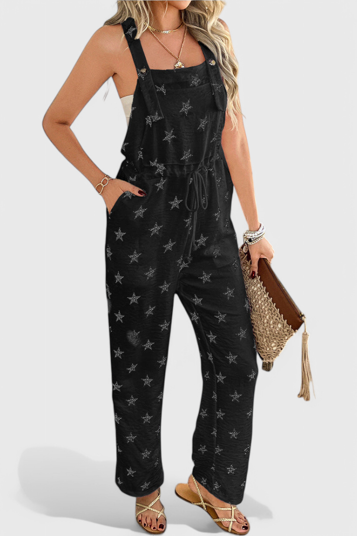 Bianca Mono Suknelė su Žvaigždžių Raštu