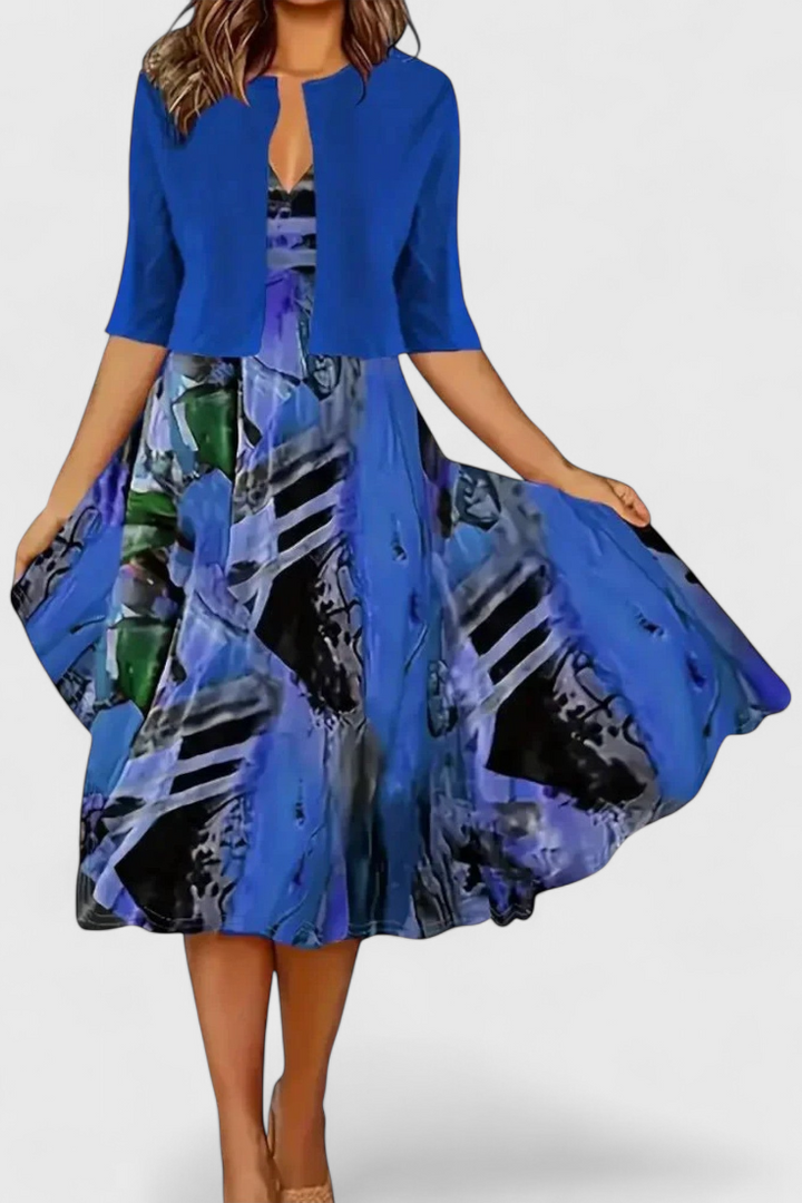 Estrella Midi Suknelės Švarkelio Komplektas