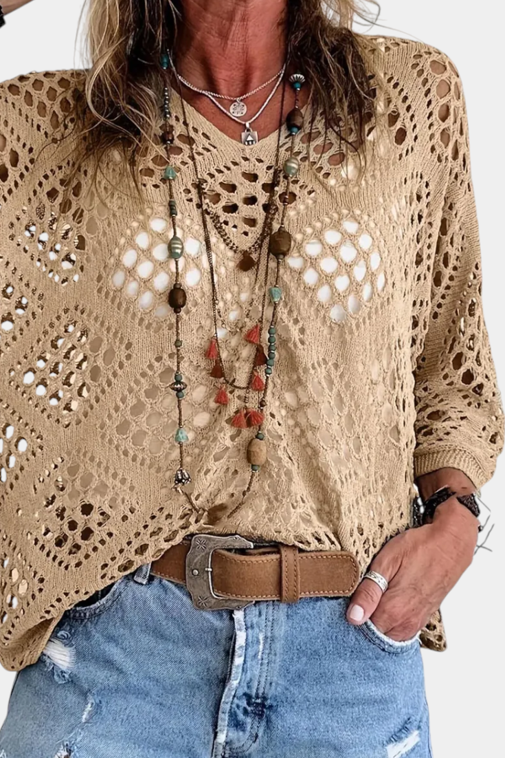 Fern| Nėriniuota blūzė