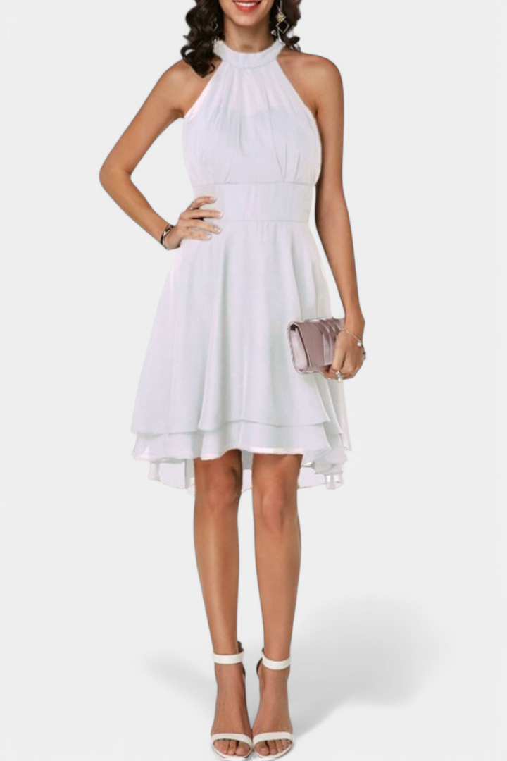 Anouk Suknelė su Volanais ir Prigludusia Siluetu