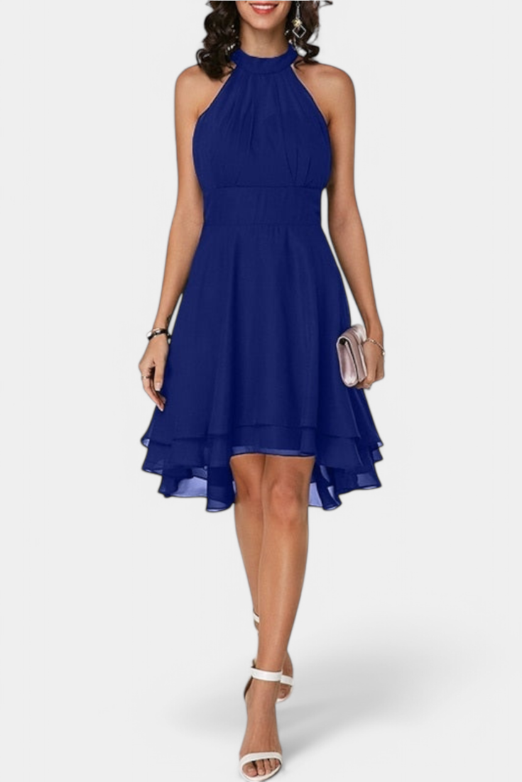 Anouk Suknelė su Volanais ir Prigludusia Siluetu