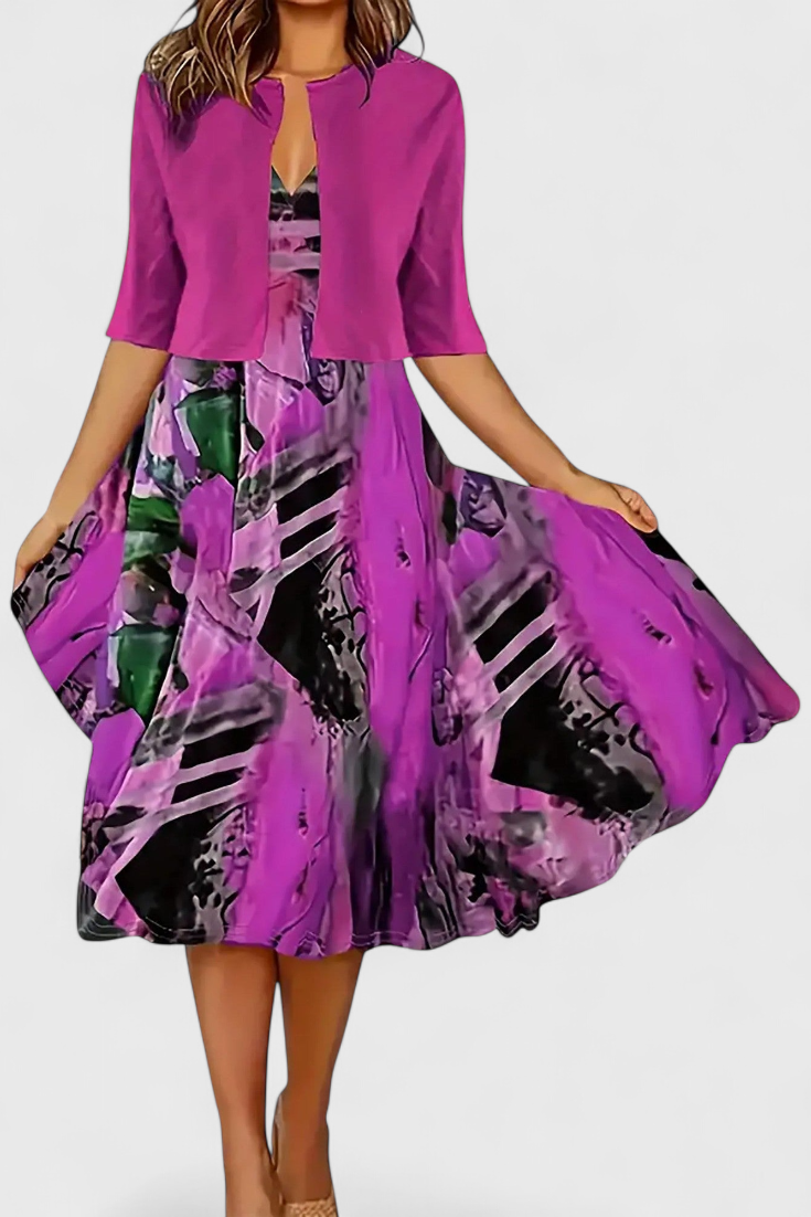 Estrella Midi Suknelės Švarkelio Komplektas