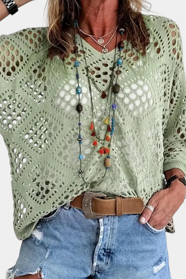 Fern| Nėriniuota blūzė