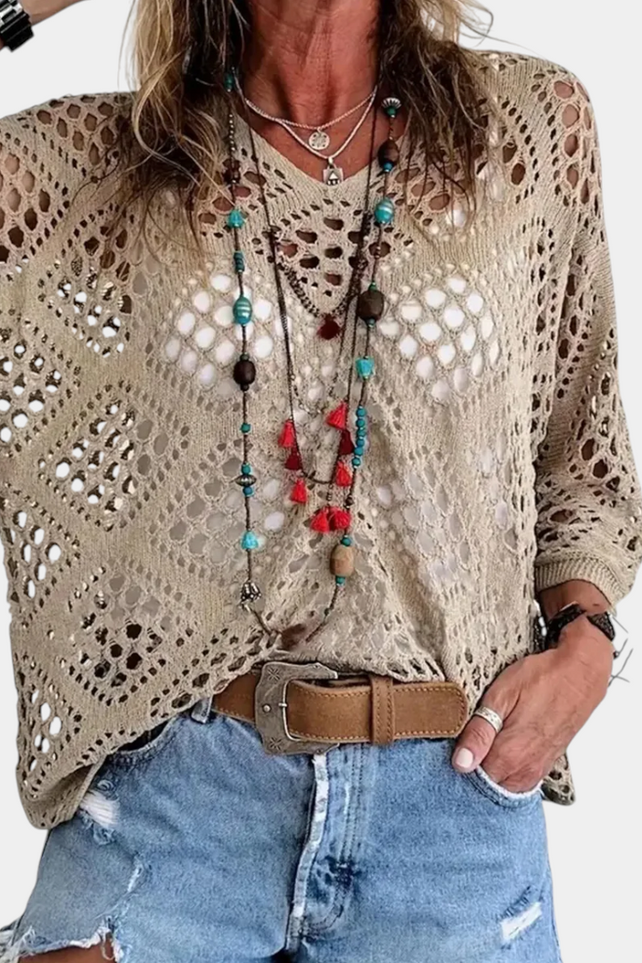 Fern| Nėriniuota blūzė