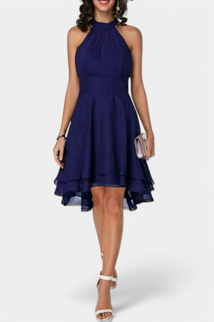 Anouk Suknelė su Volanais ir Prigludusia Siluetu