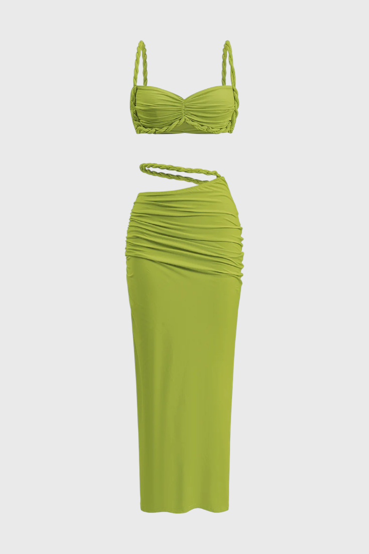 Estela suknelės komplektas be nugaros