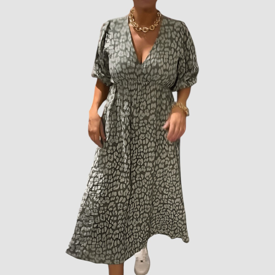 Anna™ | Lengva vasarinė suknelė iš lino