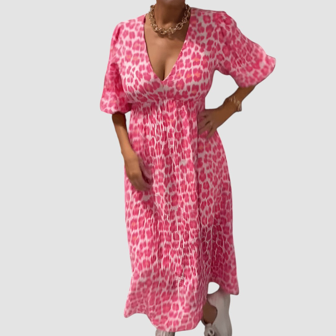 Anna™ | Lengva vasarinė suknelė iš lino