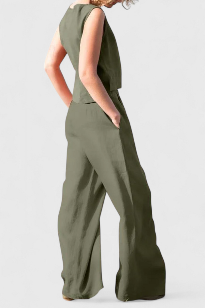 Yvanne Vintage Komplektas be Rankovių Vasarai