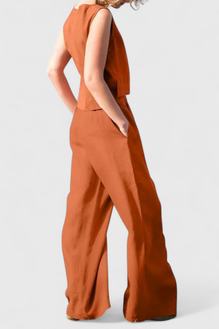 Yvanne Vintage Komplektas be Rankovių Vasarai