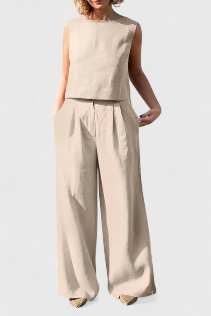 Yvanne Vintage Komplektas be Rankovių Vasarai