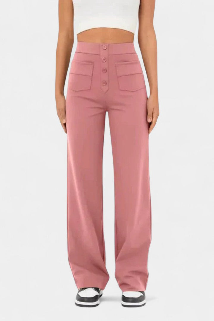 Nova Aukštos Juosmens ir Lankstūs Kelnės