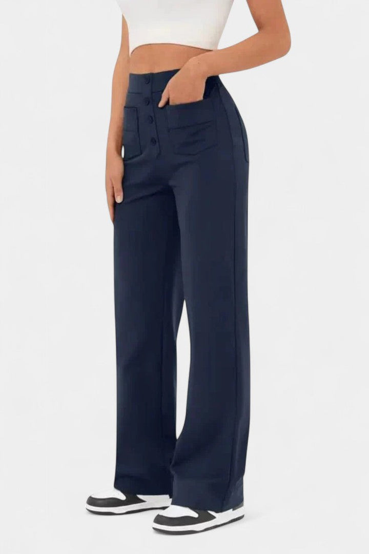 Nova Aukštos Juosmens ir Lankstūs Kelnės