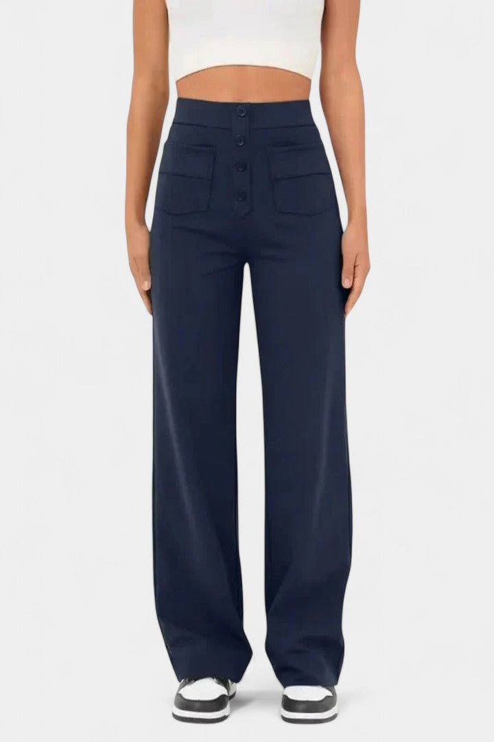 Nova Aukštos Juosmens ir Lankstūs Kelnės