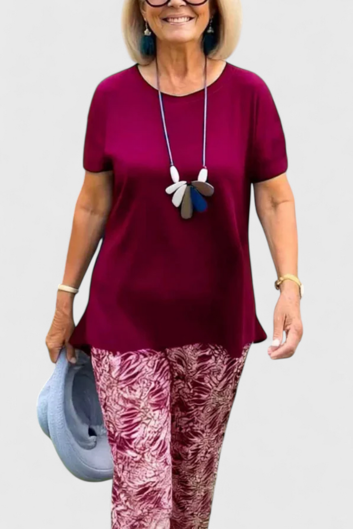 Conjunto de Duas Peças Candelaria Eleganta com Corte Estruturado