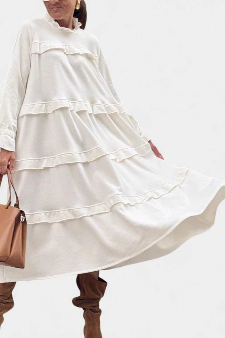 Jada Suknelė su volanais ir kasdienišku-šiku siluetu