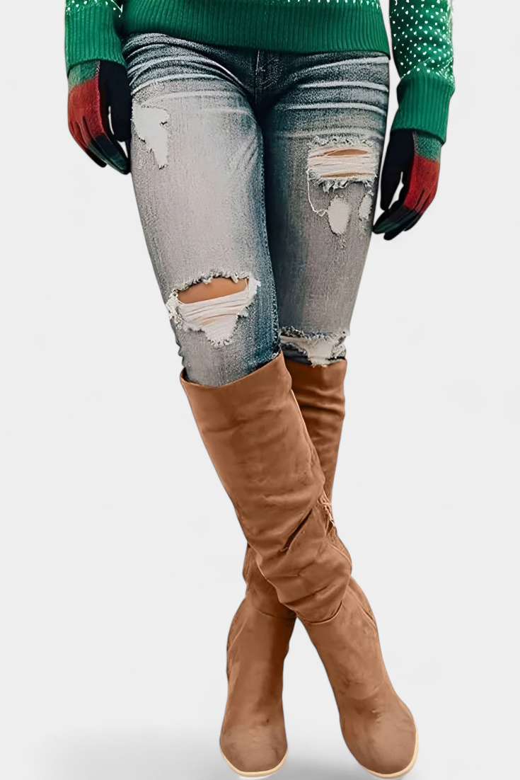 Calliope Kulkšnies Batai su Plačiu Kulnu