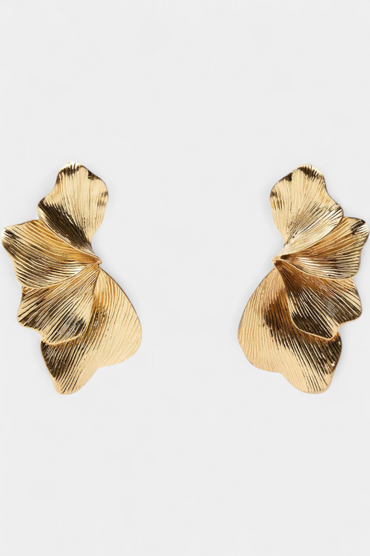 Metalo Tekstūros Lapų Pakabukai