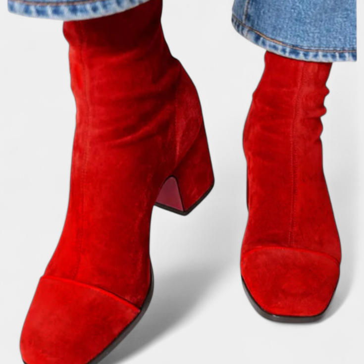 Botins Erica com Salto Grosso