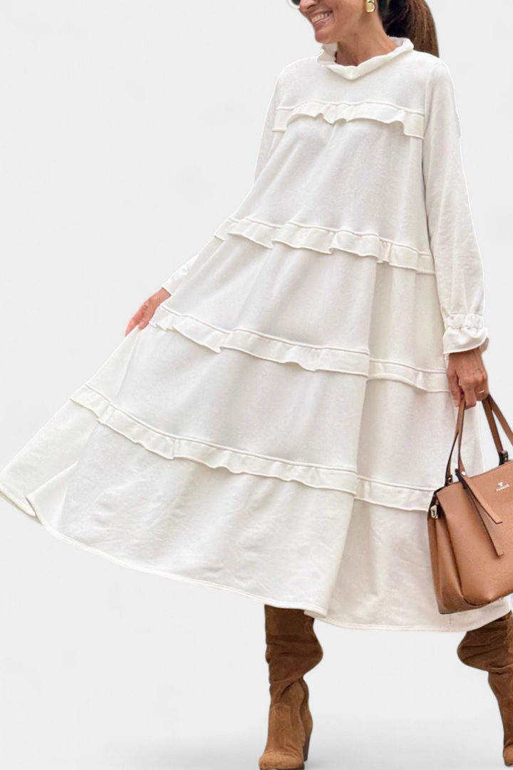 Jada Suknelė su volanais ir kasdienišku-šiku siluetu