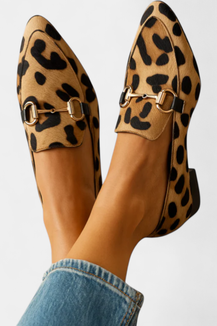 Mocasíni Lillian com Fivela Metálica