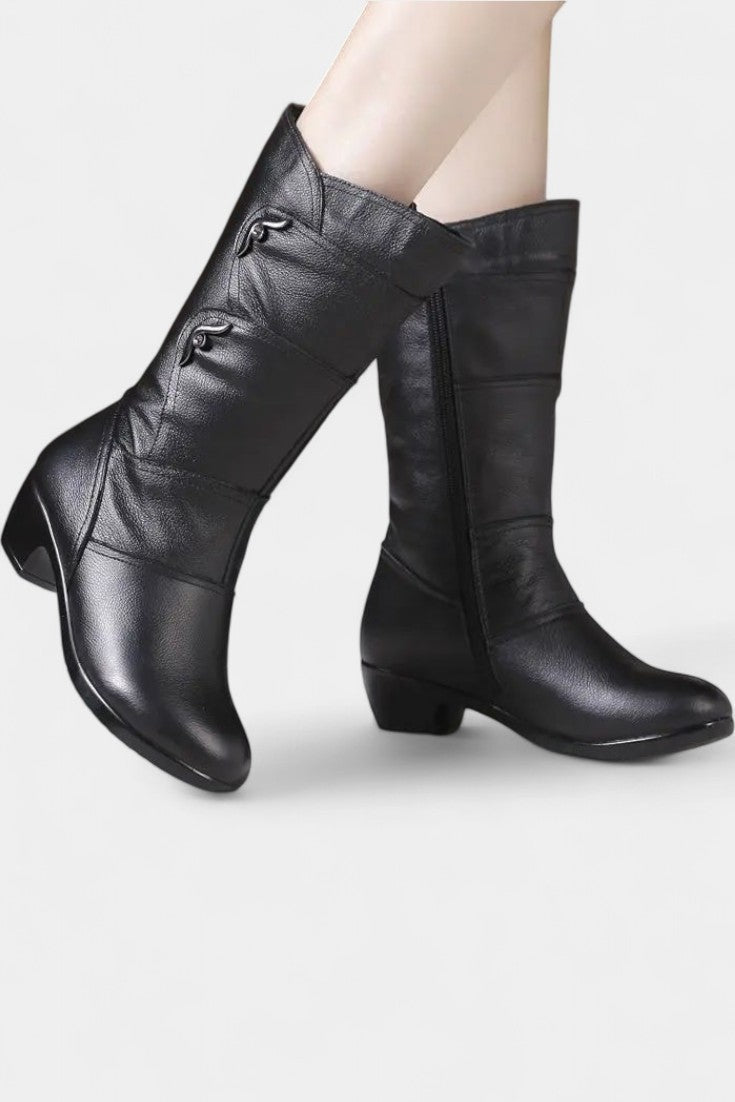 Botins Hadley com Rázip e Sola Macia