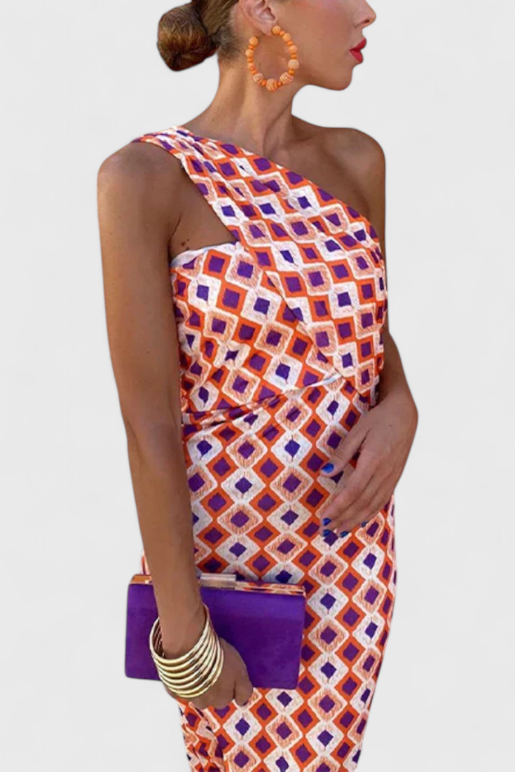 Vestido Maxi Julissa com Alças Assimétricas