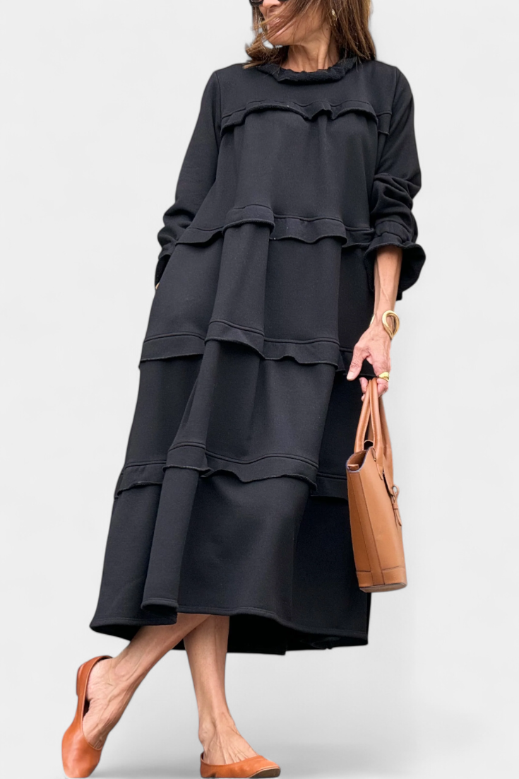 Jada Suknelė su volanais ir kasdienišku-šiku siluetu