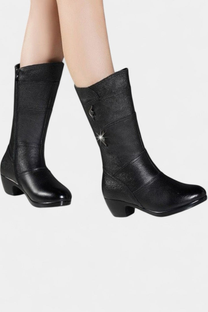Botins Hadley com Rázip e Sola Macia